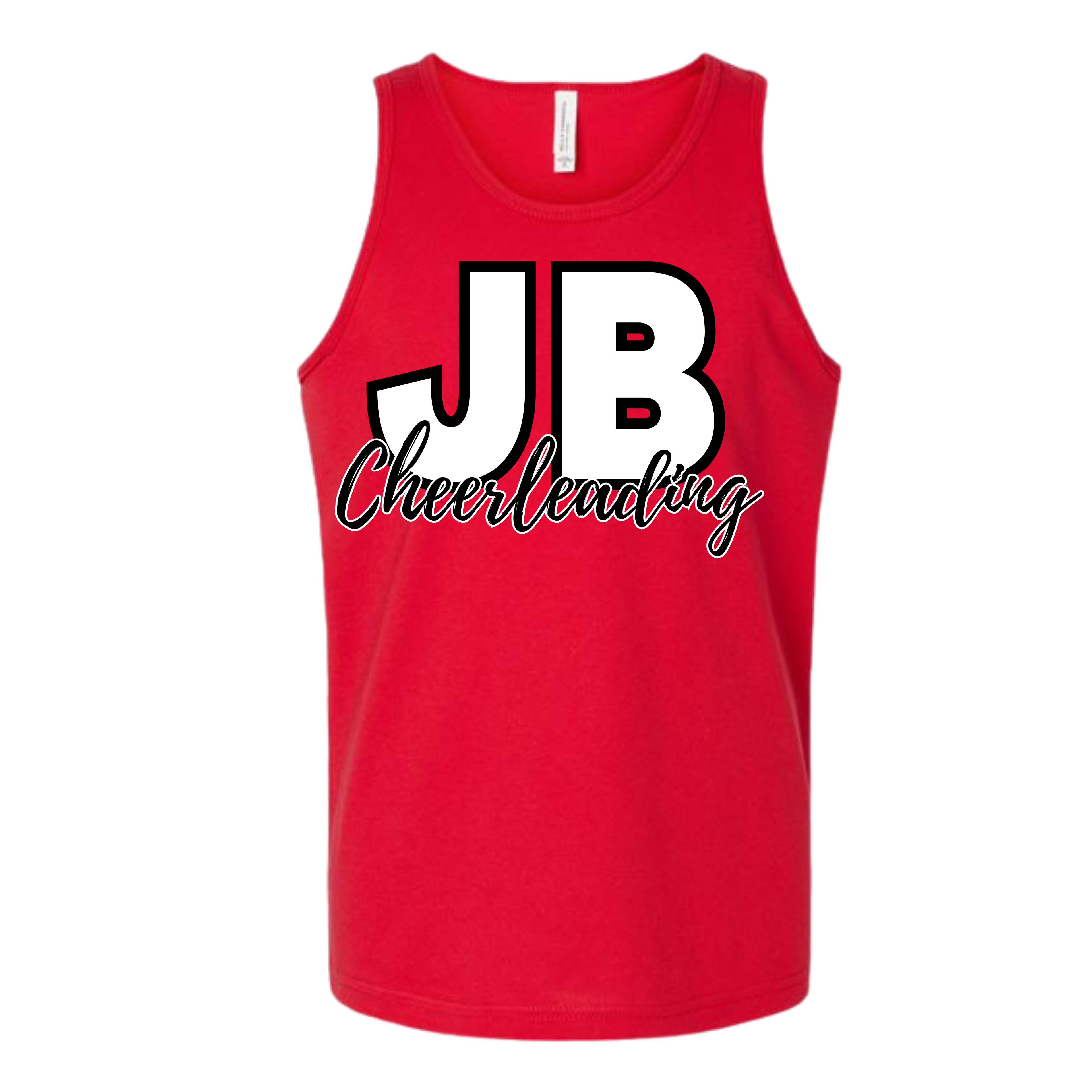 JB Cheerleading Red Tank
